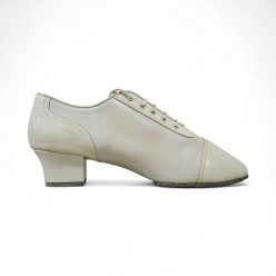 Finias Blackpool Patent White latin tánccipő