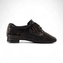 Finias telitalpú Black snake patent standard tánccipő