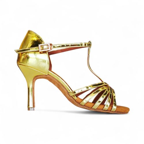 Finias Easyfix mirror gold latin danceshoes