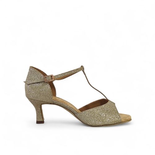 Finias Classic 65R arany latin tánccipő